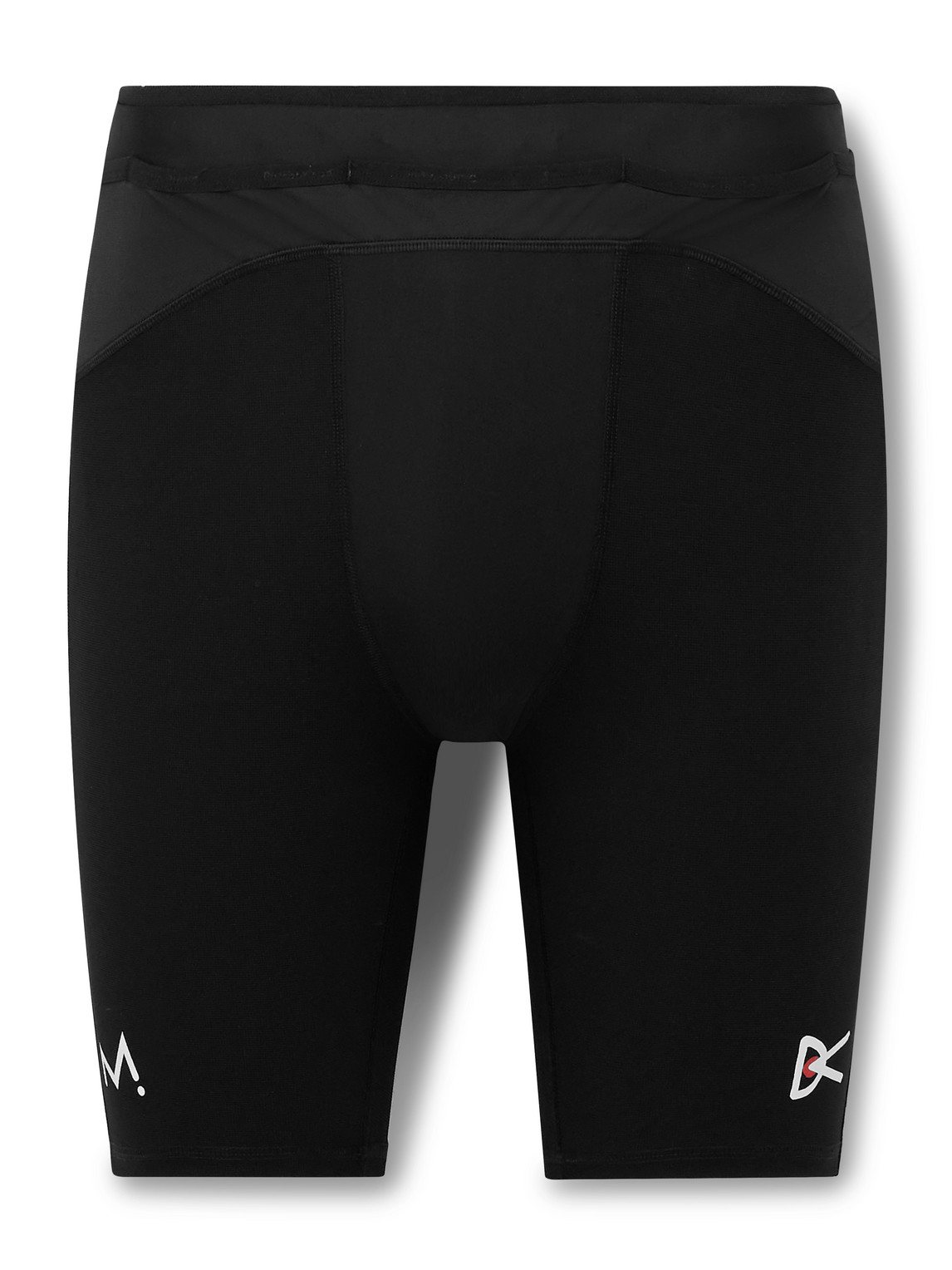 Maurten Elite Fuel Powermesh-Trimmed Stretch-Jersey Half-Length Tights