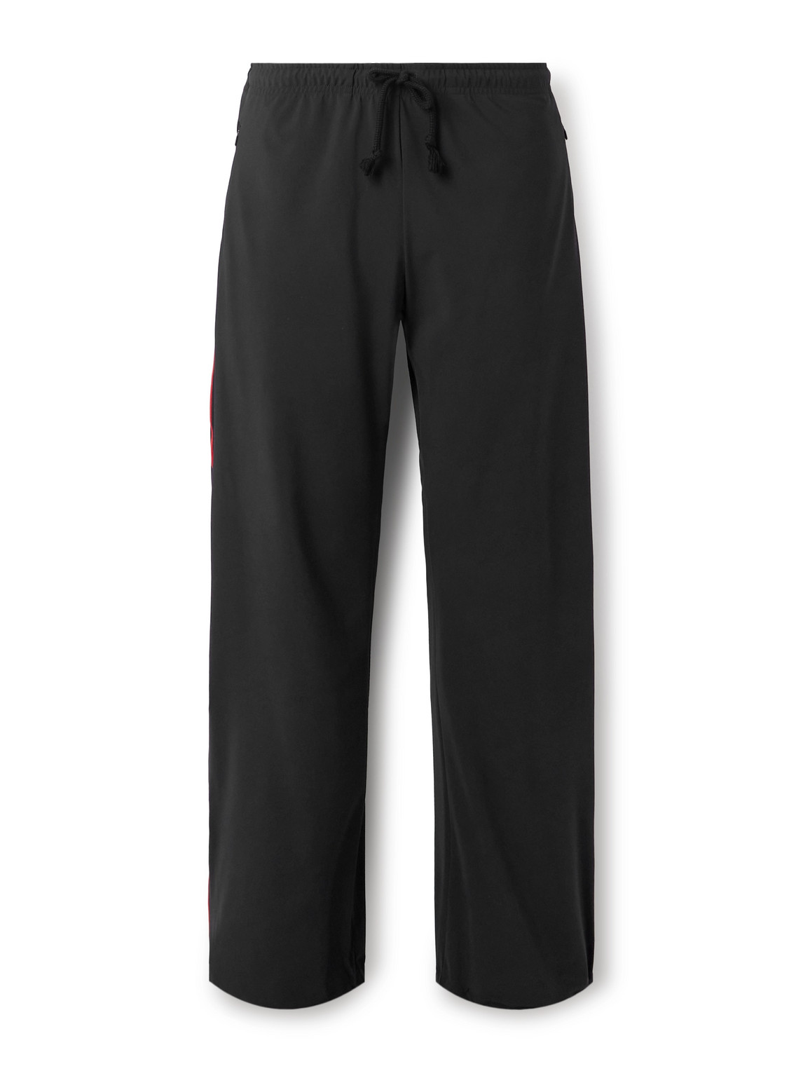 Wide-Leg Shell Running Track Pants