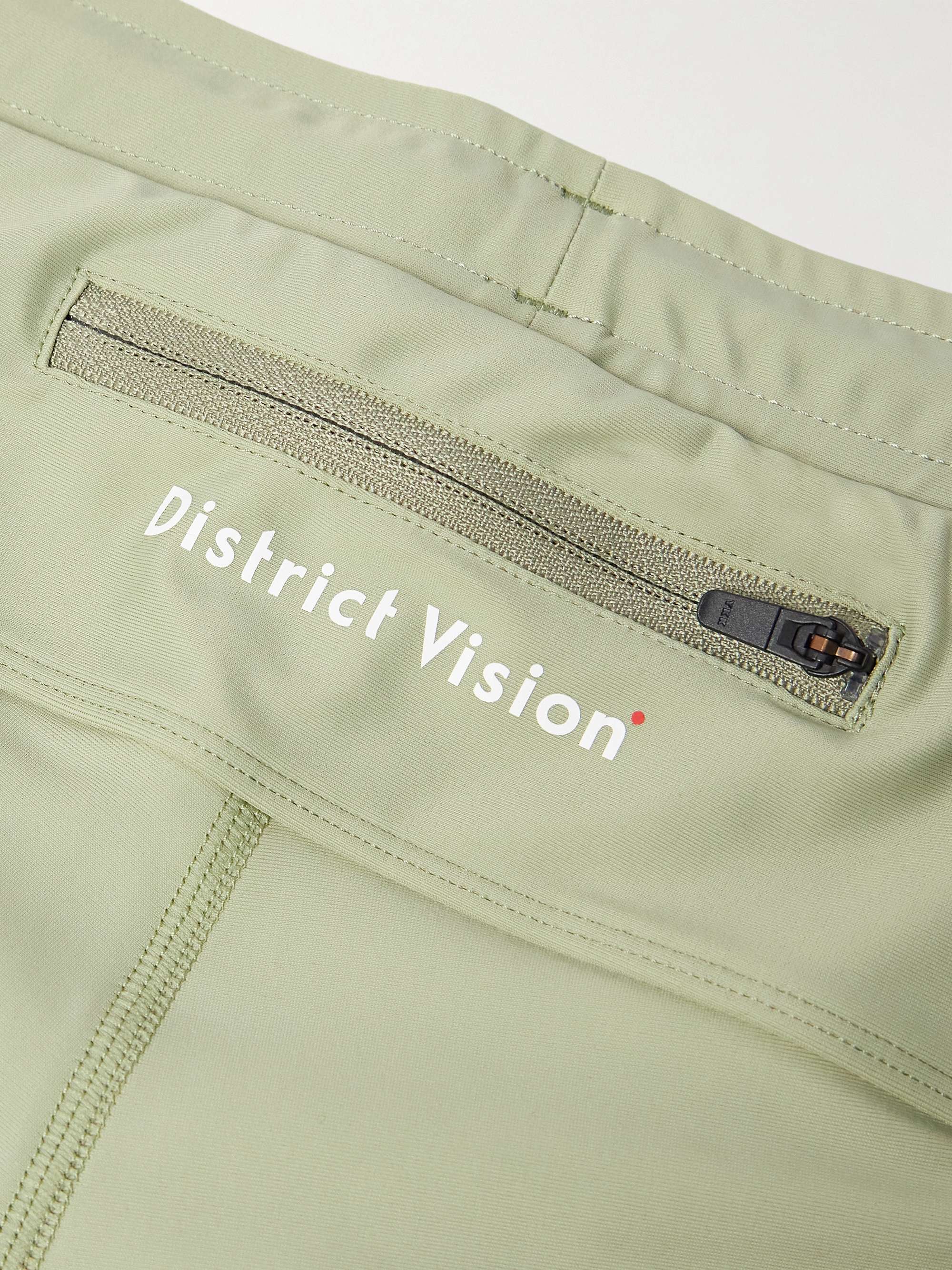 DISTRICT VISION TomTom Speed Tight Stretch Tech-Shell Running Shorts