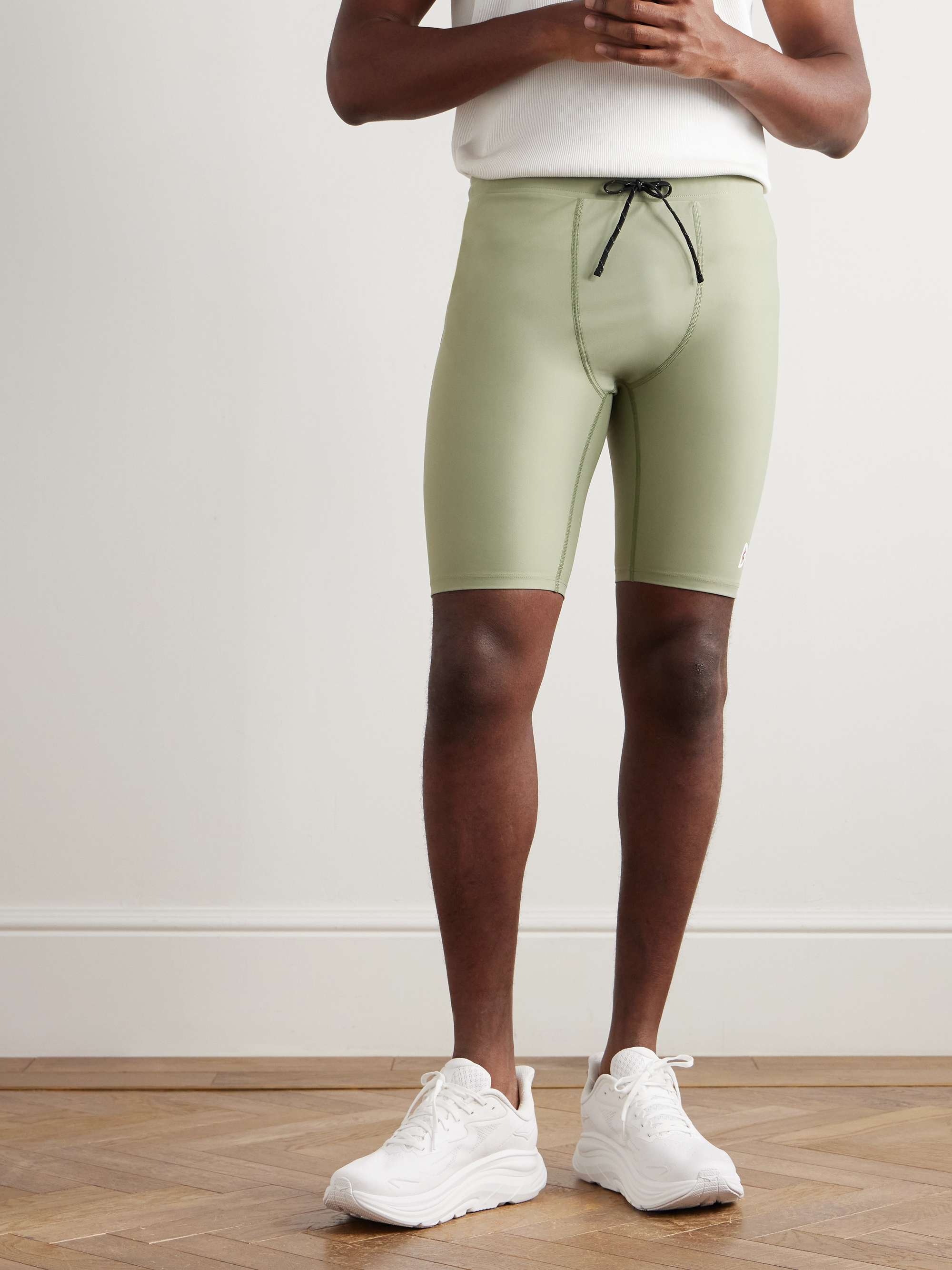 DISTRICT VISION TomTom Speed Tight Stretch Tech-Shell Running Shorts