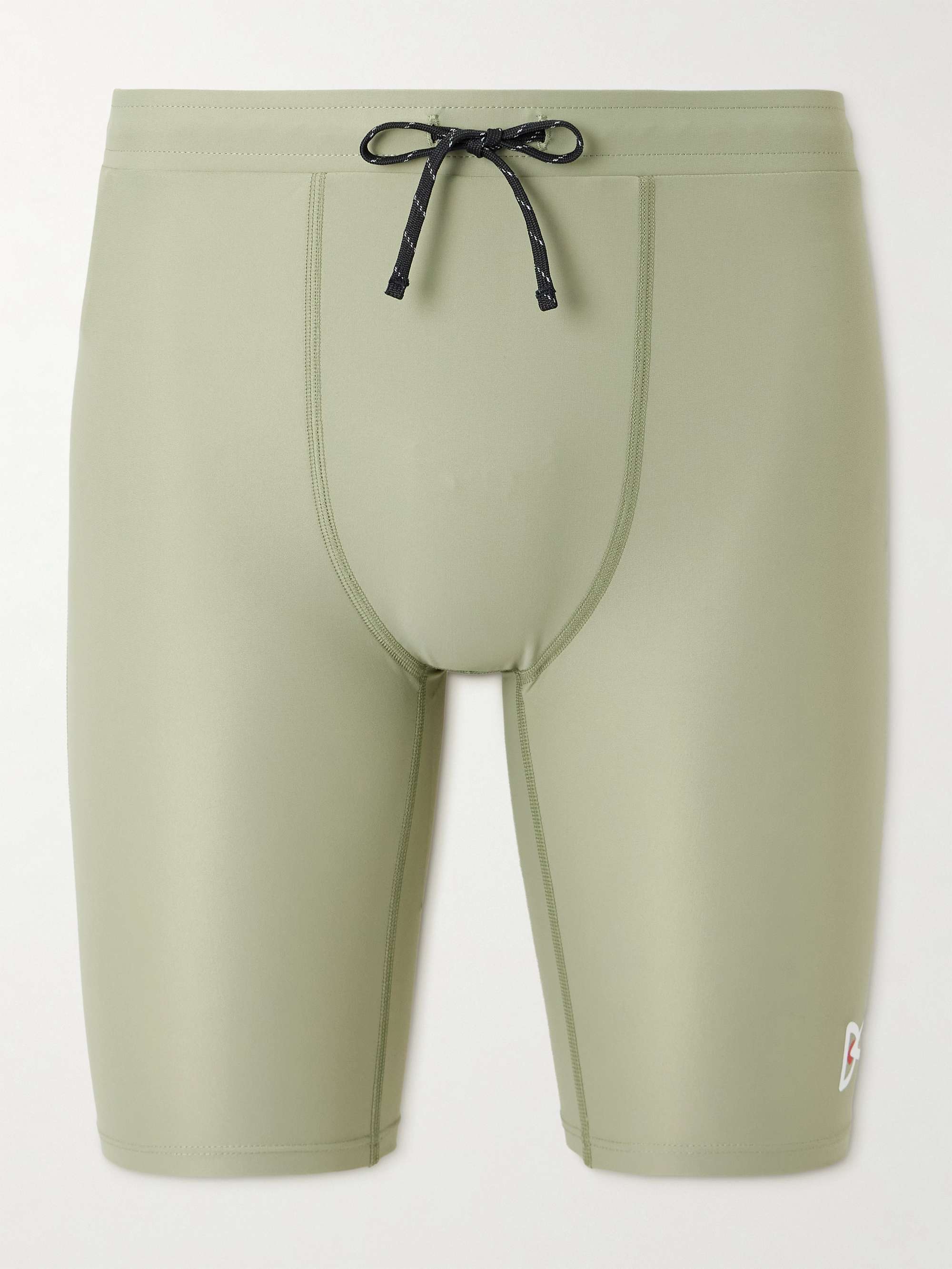 DISTRICT VISION TomTom Speed Tight Stretch Tech-Shell Running Shorts