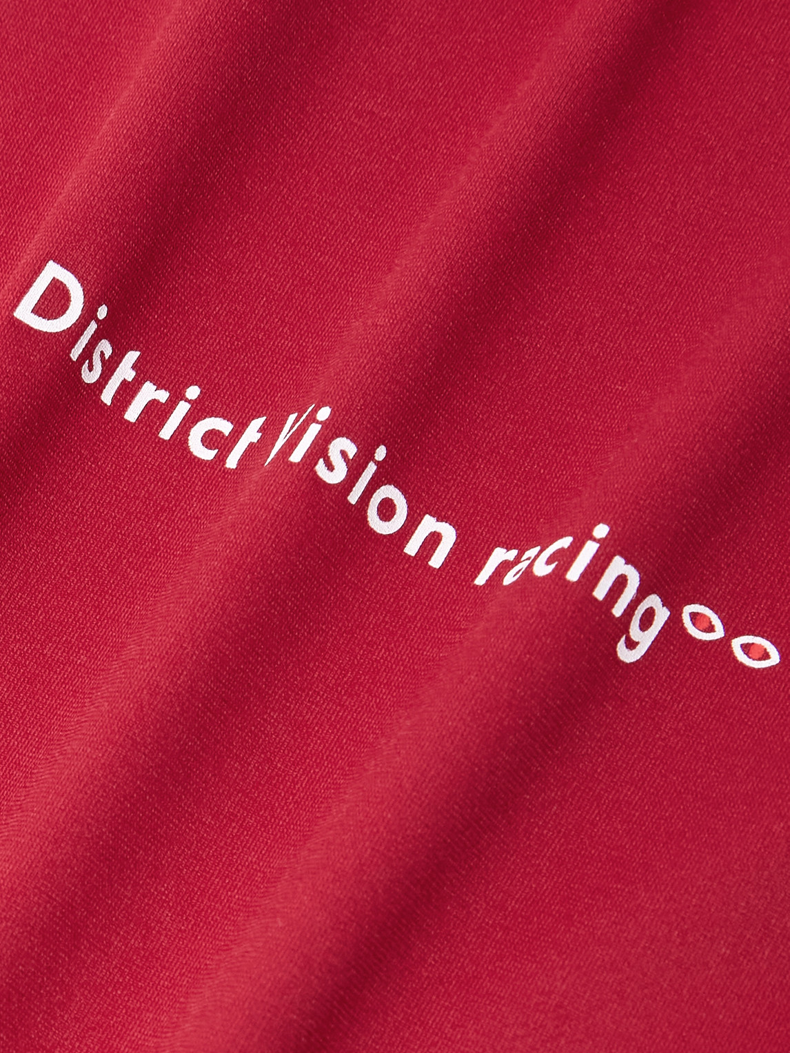 District Vision Perforated Logo-print Aloe Stretch-jersey T-shirt In Red