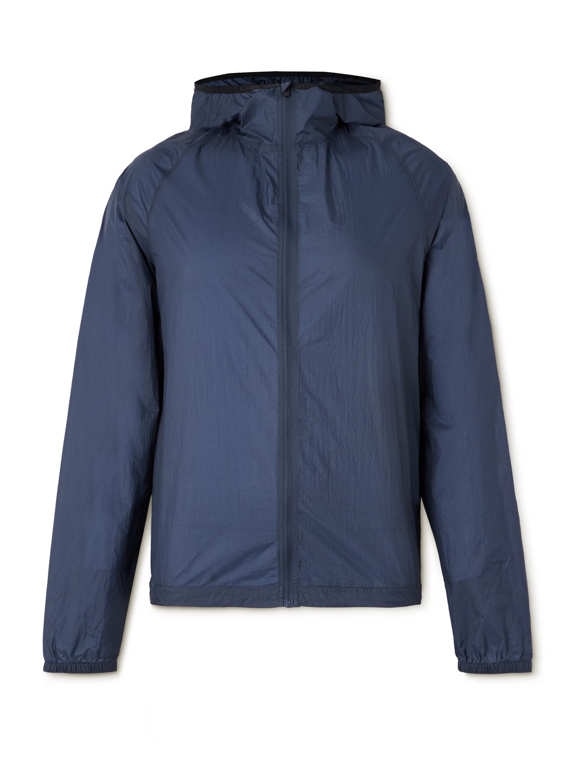 District Vision Milli Ultralight Ripstop Hooded Jacket In Blue