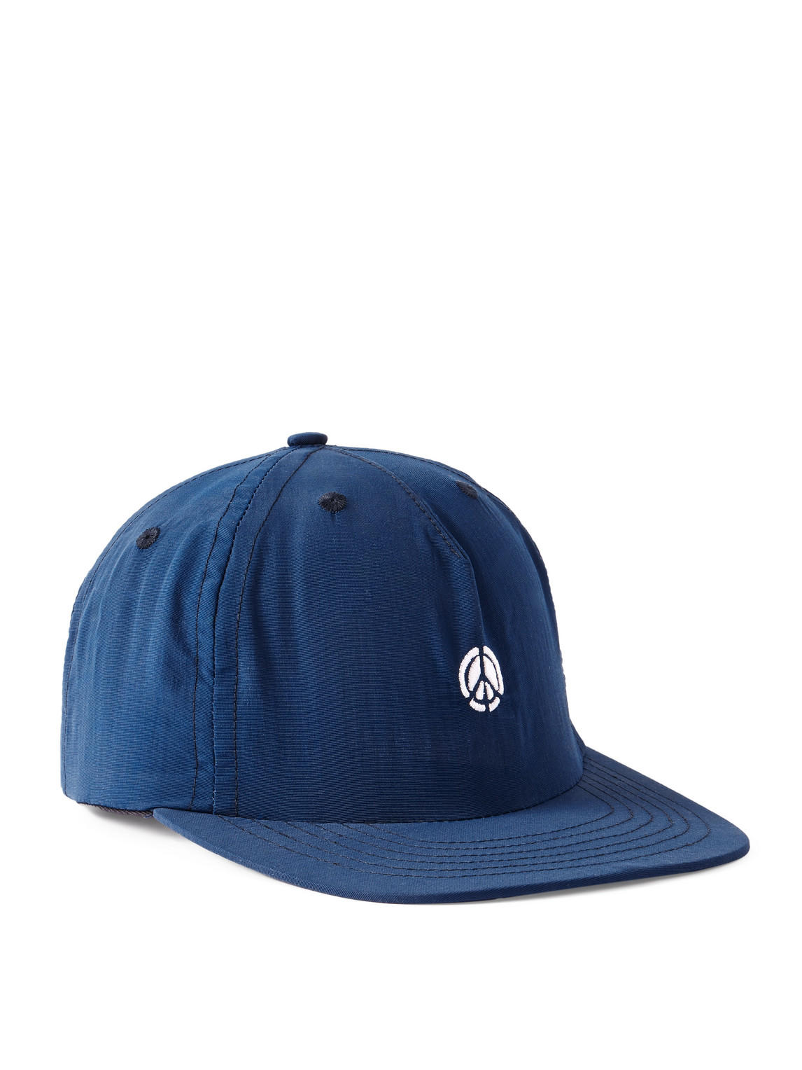 District Vision Embroidered Nylon-taslan Baseball Cap In Blue