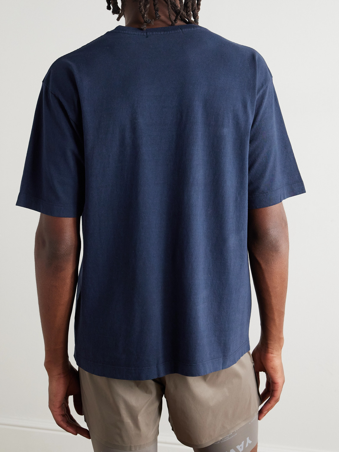 District Vision Garment-dyed Printed Cotton-jersey T-shirt In Animal Print