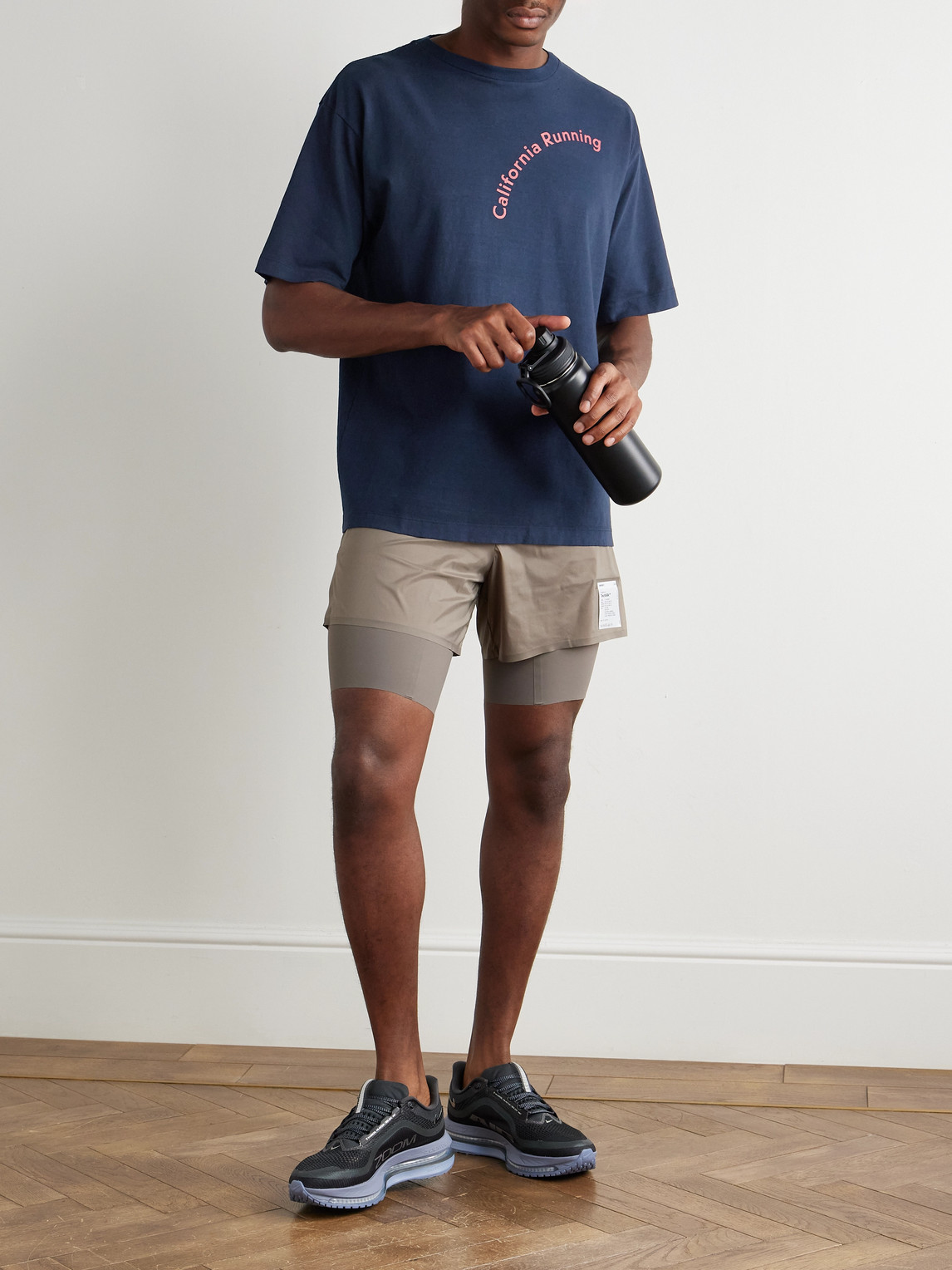 District Vision Garment-dyed Printed Cotton-jersey T-shirt In Animal Print