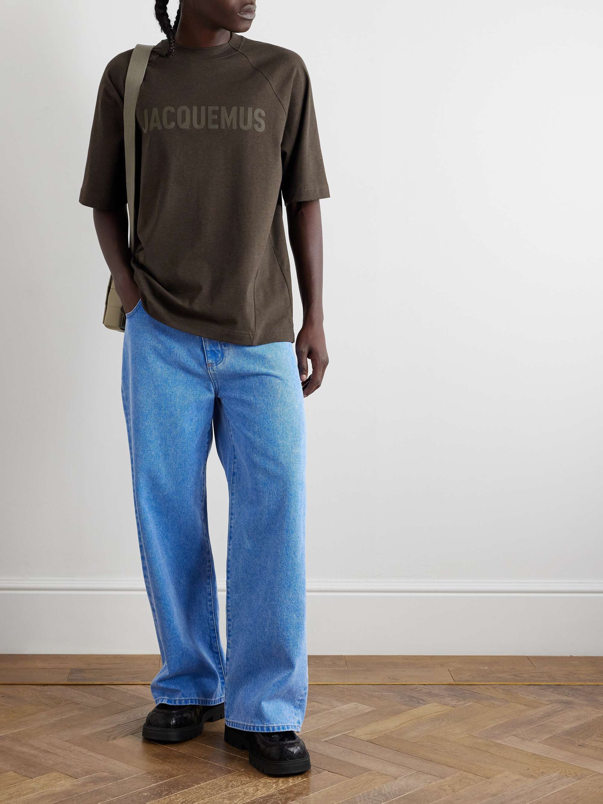 VETEMENTS Oversized Printed Cotton-Jersey T-Shirt for Men