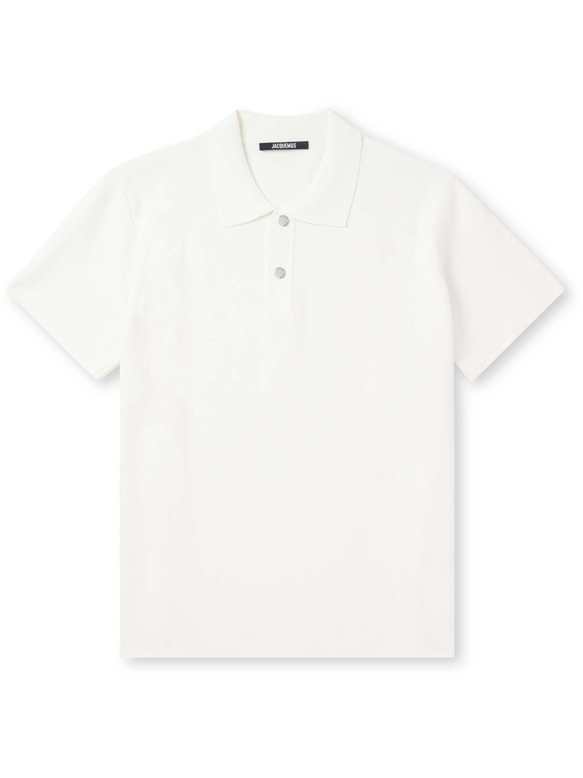 Oversized Logo-Jacquard Piqué Polo Shirt
