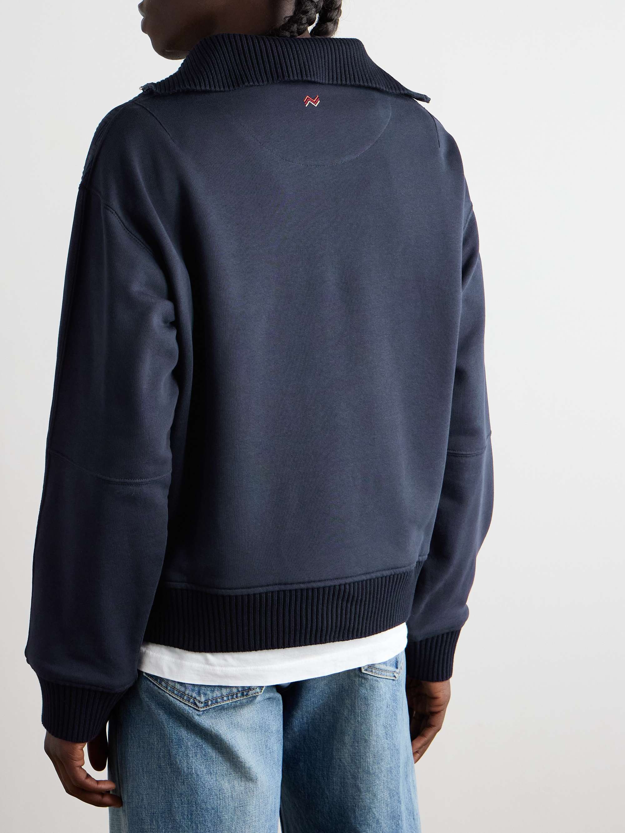 MISSONI Cotton-Jersey Half-Zip Sweatshirt for Men | MR PORTER