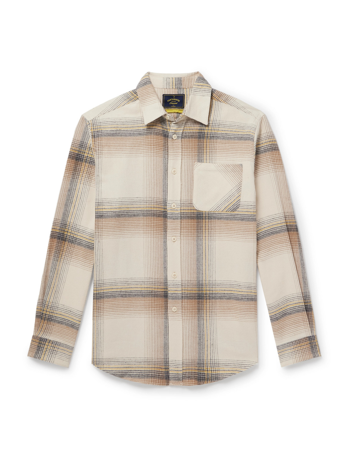Nogal Checked Cotton-Flannel Shirt