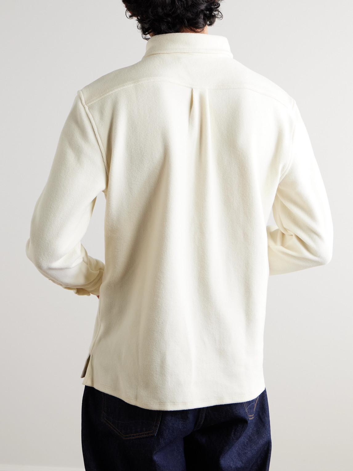 Portuguese Flannel Origem Jersey Polo Shirt In Neutrals