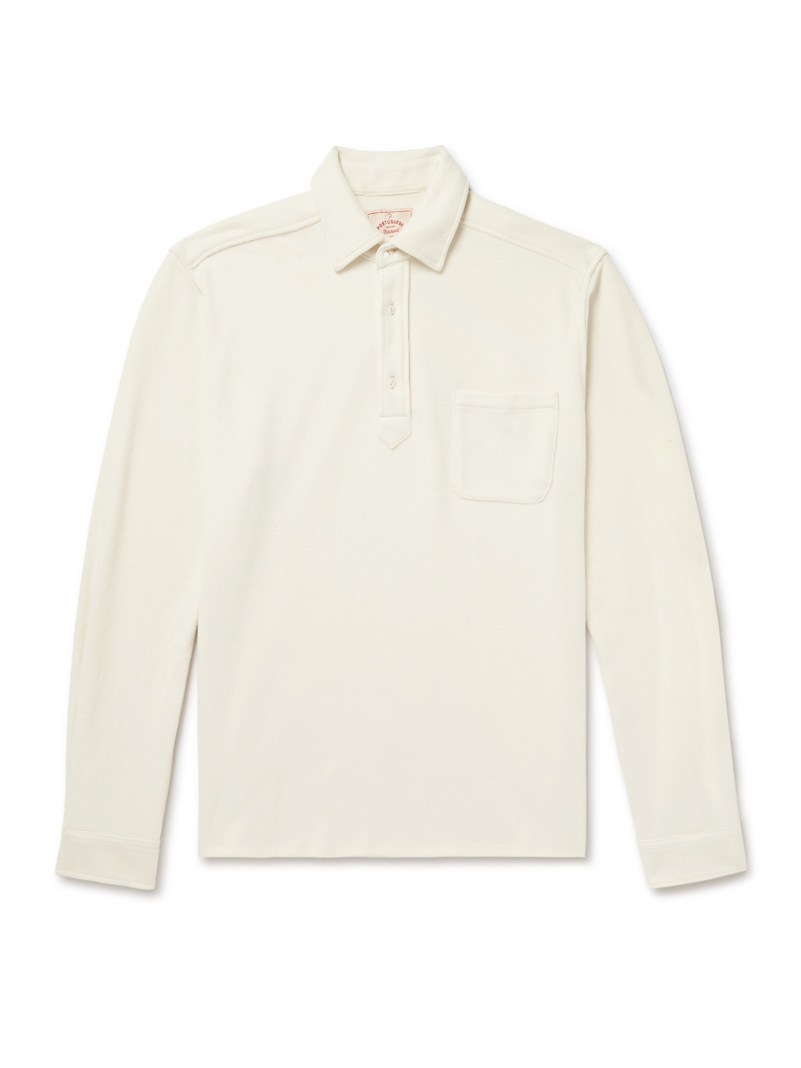Portuguese Flannel Origem Jersey Polo Shirt In Neutrals