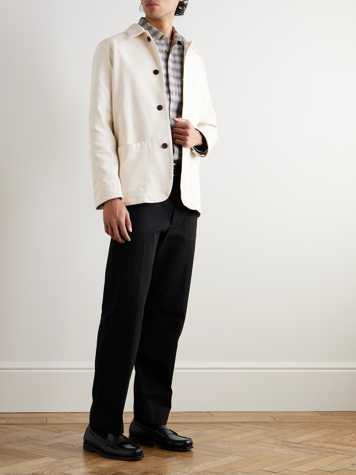 Labura Stretch-Cotton Twill Overshirt