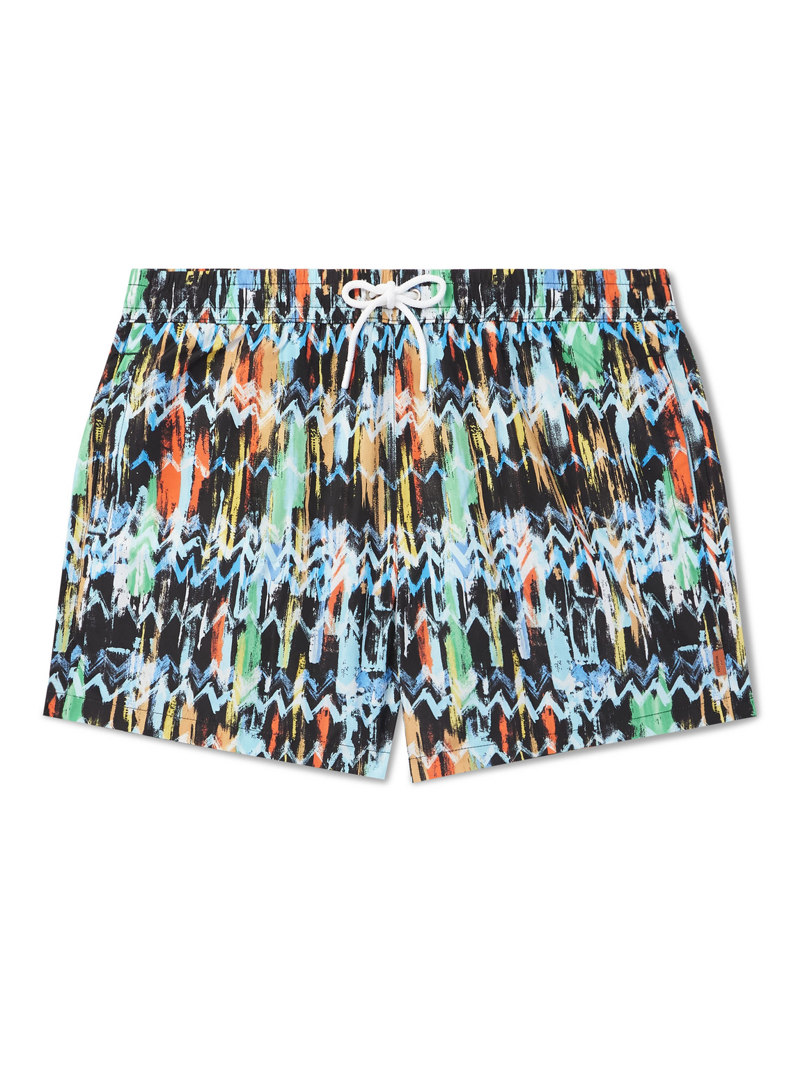Missoni Straight-leg Mid-length Printed Swim Shorts