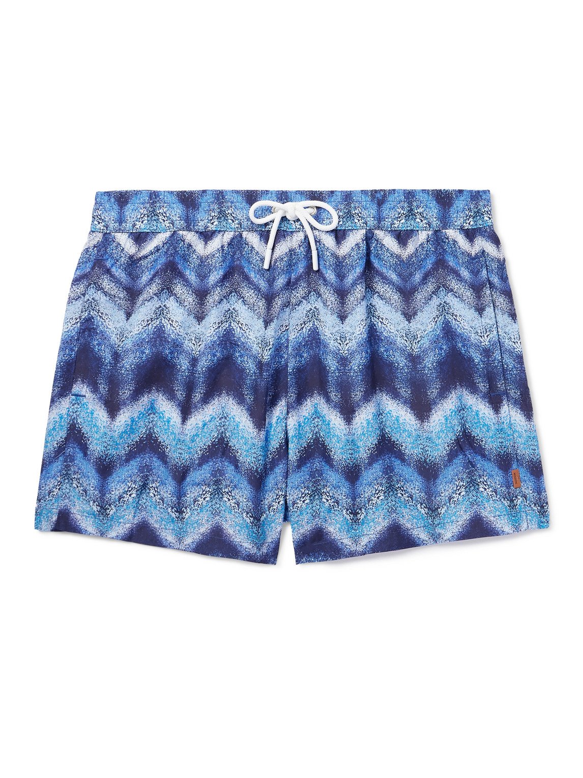 Missoni Straight-leg Mid-length Striped Swim Shorts