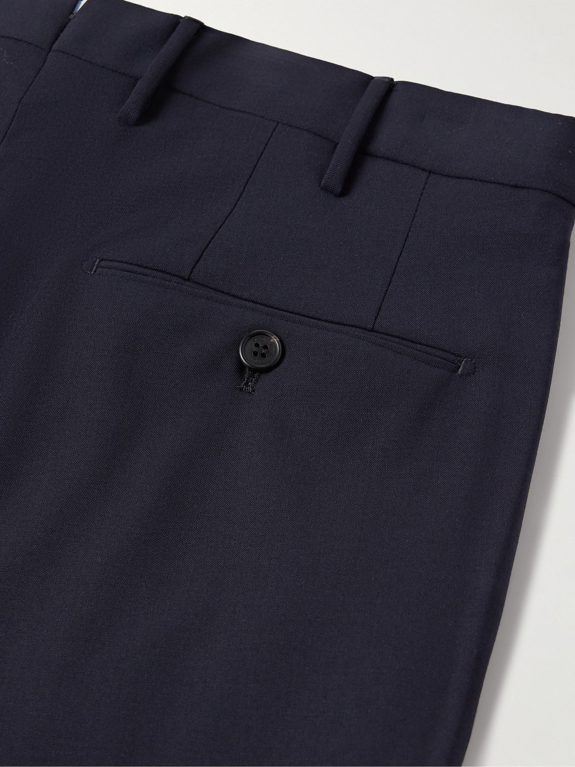 Incotex Venezia 1951 Slim-fit Virgin Wool-blend Trousers In Blue