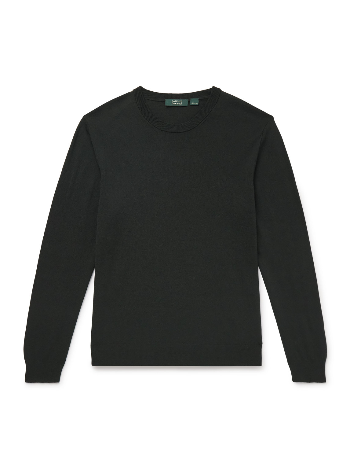 Incotex Slim-fit Flexwool Sweater In Green