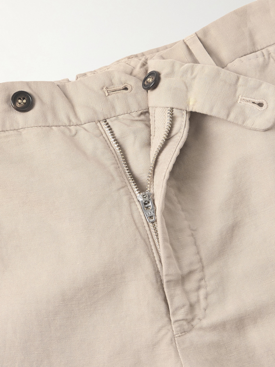 Incotex Venezia 1951 Slim-fit Garment-dyed Chinolino Trousers In Neutrals