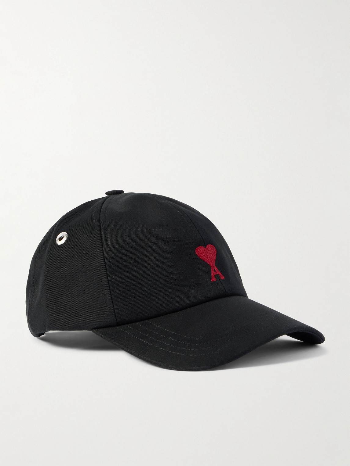 AMI PARIS Logo-Embroidered Cotton-Twill Baseball Cap - Men