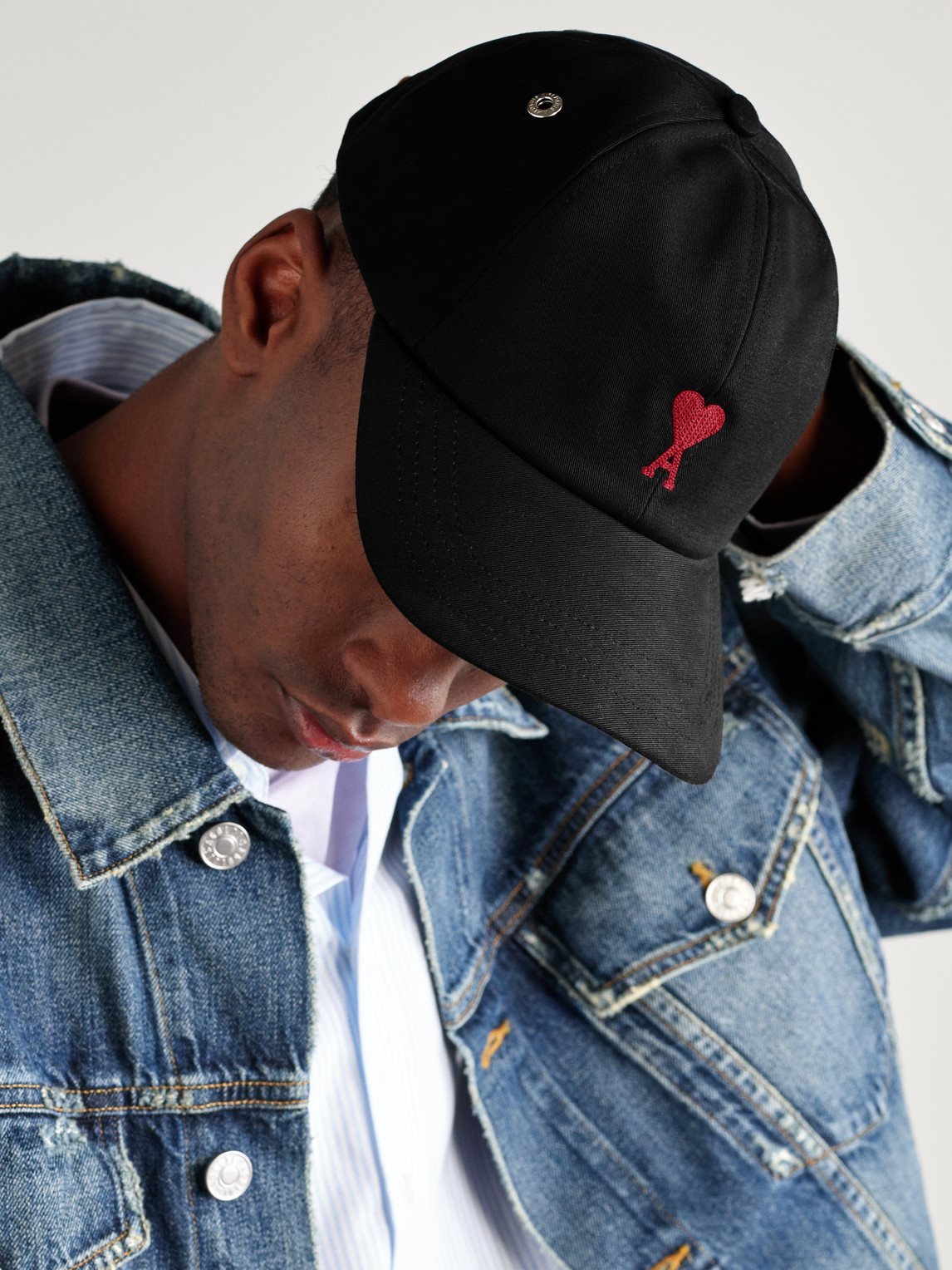 Logo-Embroidered Cotton-Twill Baseball Cap — 2