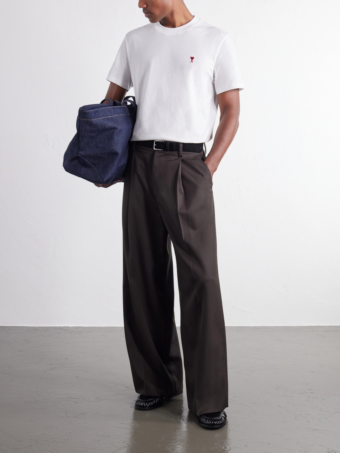 Logo-Embroidered Stretch Organic Cotton-Jersey T-Shirt