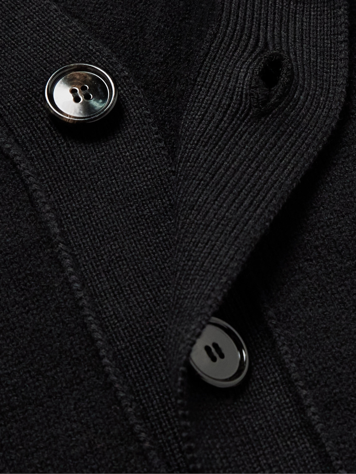 Ami Alexandre Mattiussi Ami Paris Ami Paris De Coeur Wool Cardigan In Black