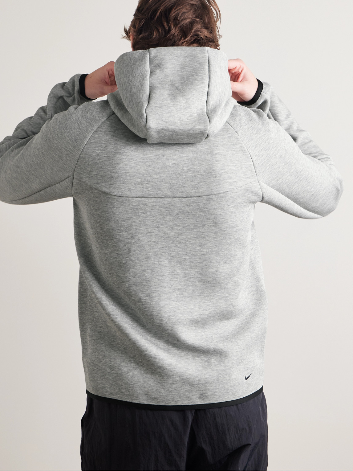 Nike Sportswear Full Zip Tech Fleece Hoodie In Gray