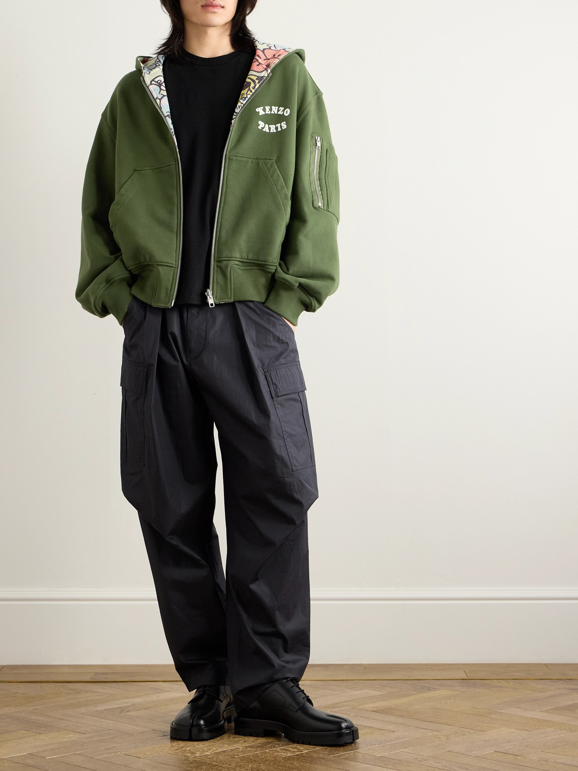 KENZO - Verdy Market Logo-Print Reversible Cotton-Blend Jersey and