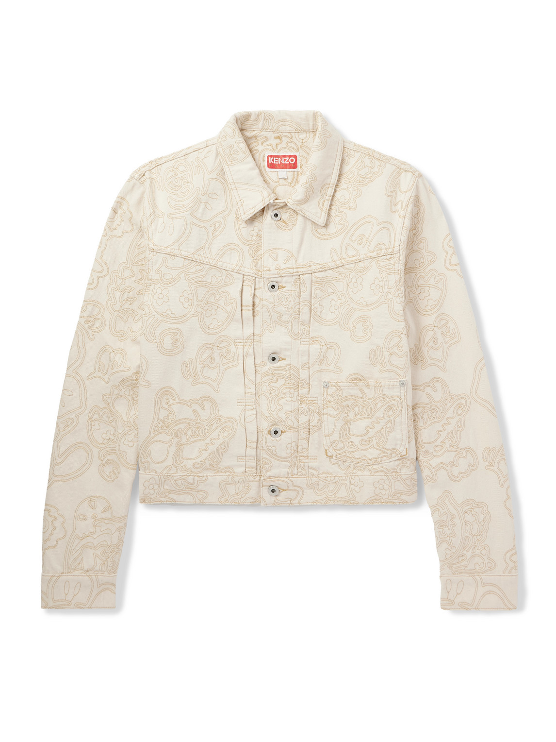 Verdy Embroidered Denim Trucker Jacket