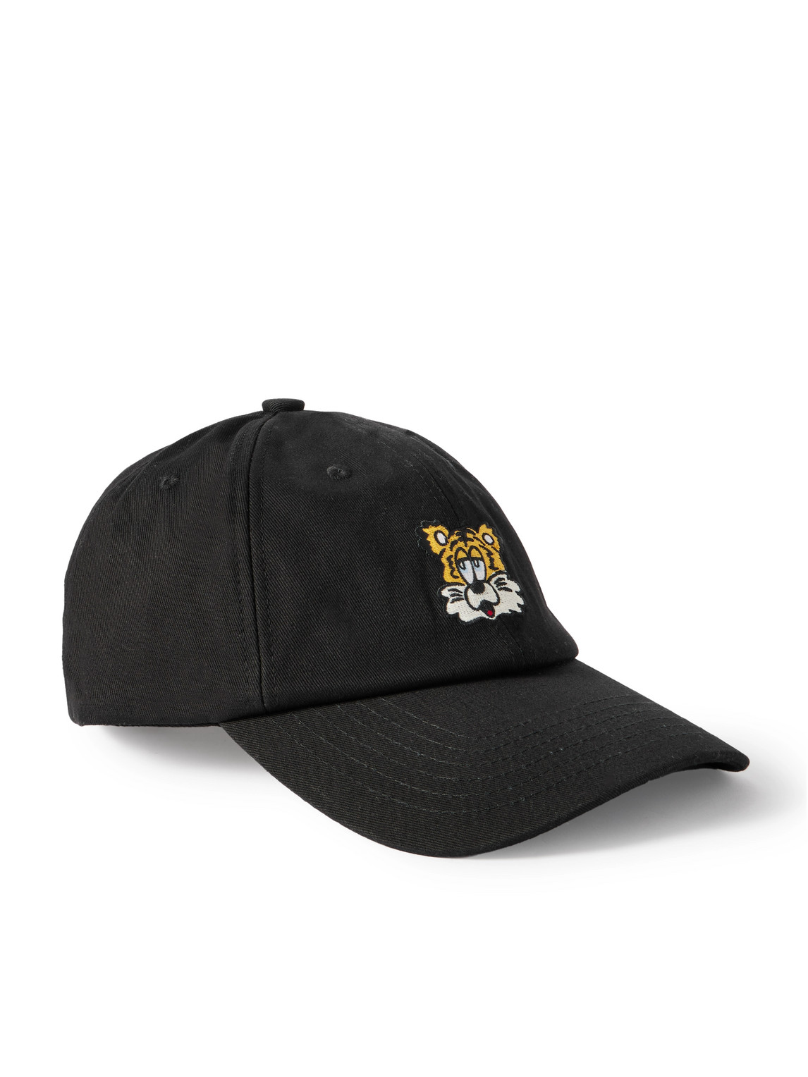 Kenzo Verdy Embroidered Cotton-twill Baseball Cap In Black