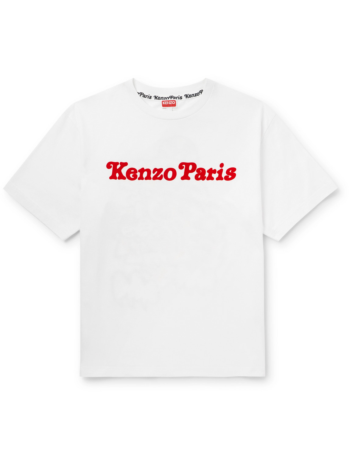 Kenzo Verdy Os Printed Cotton T-shirt In White