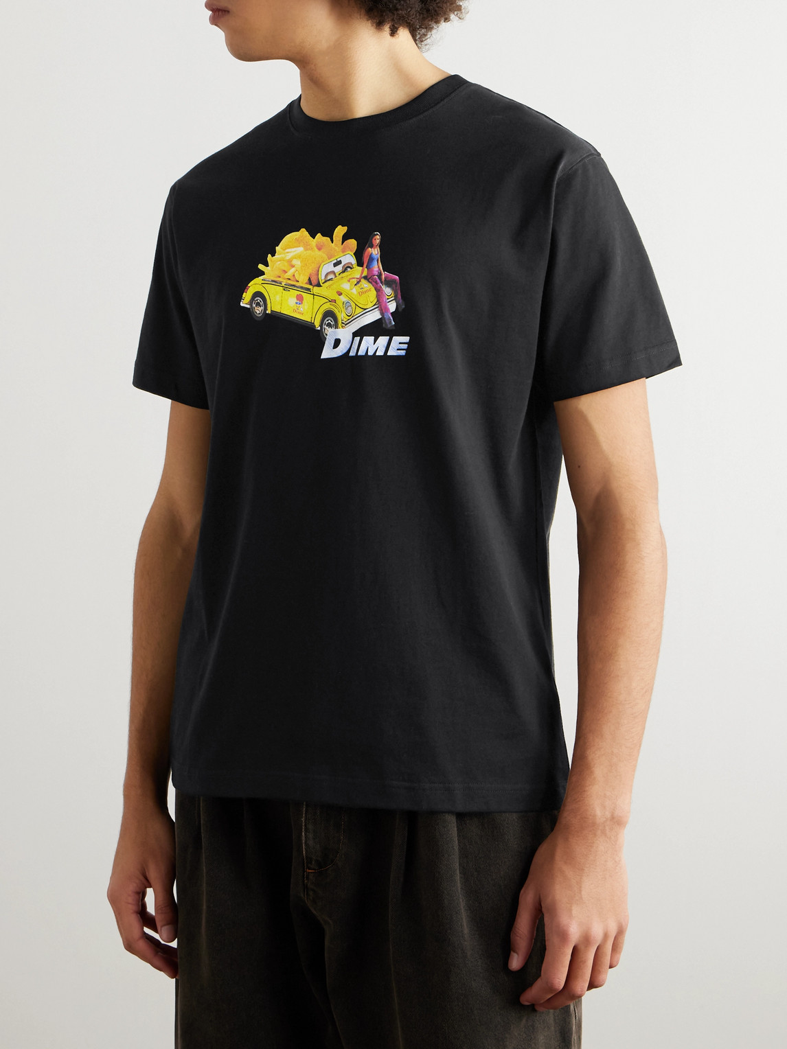 DIME - 2Fast 2Delicious Logo-Print Cotton-Jersey T-Shirt