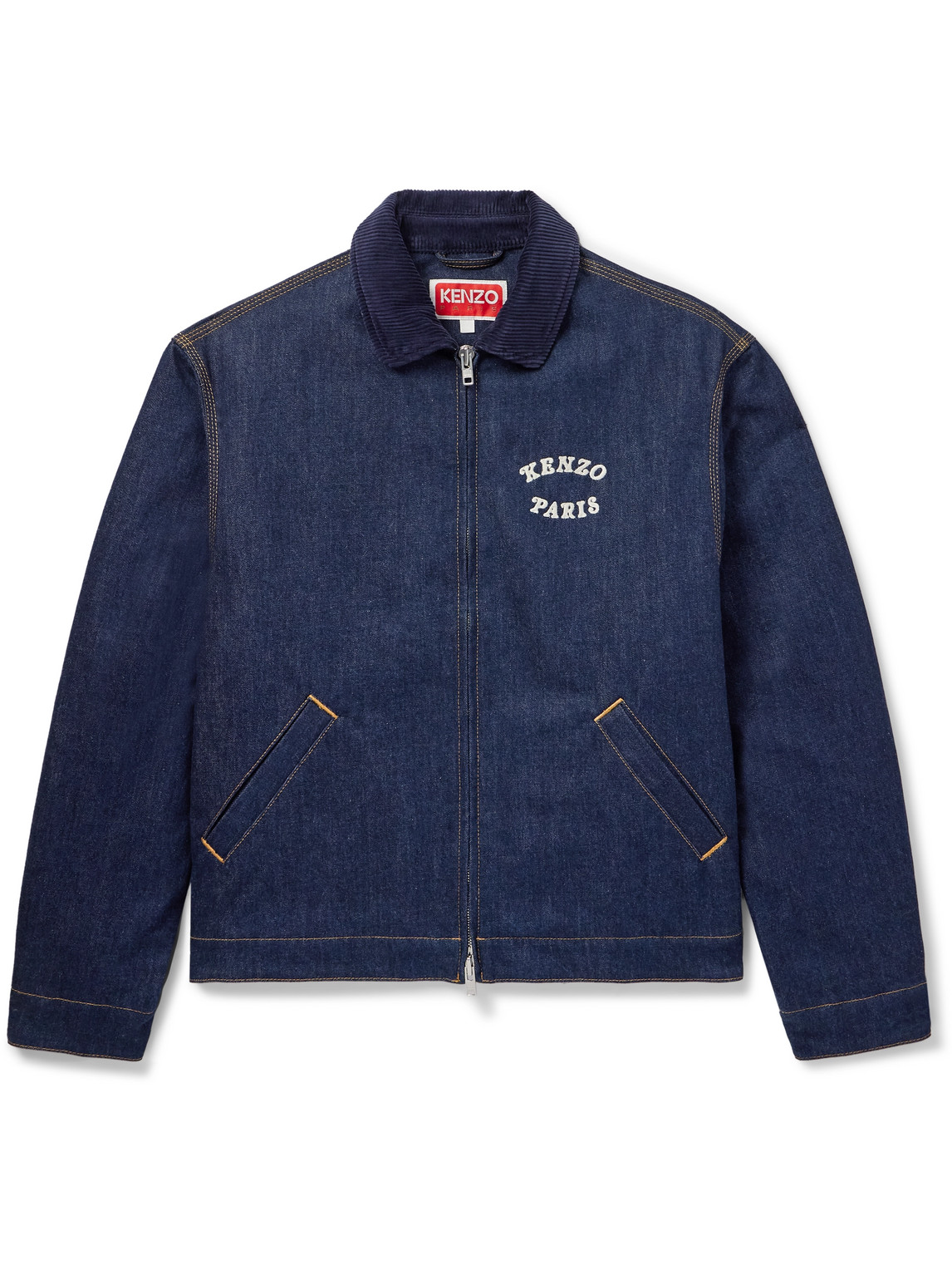 KENZO - Verdy Market Corduroy-Trimmed Logo-Embroidered Appliquéd