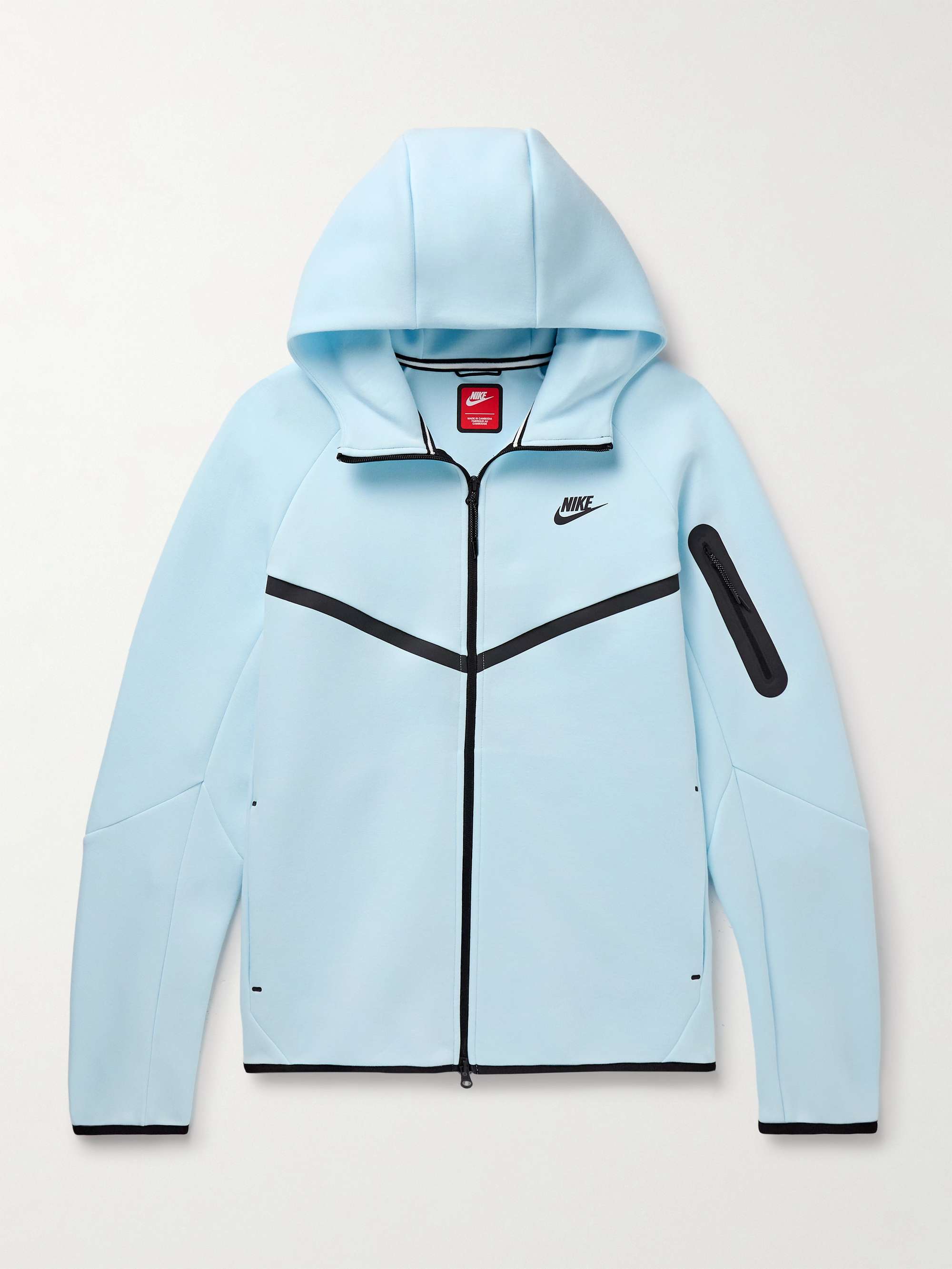 NIKE Windrunner Logo-Print Cotton-Blend Tech Fleece Zip-Up