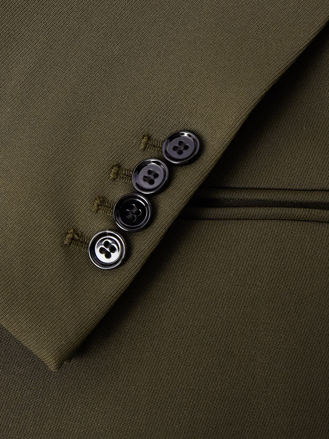 Ami Alexandre Mattiussi Wool-twill Blazer In Green