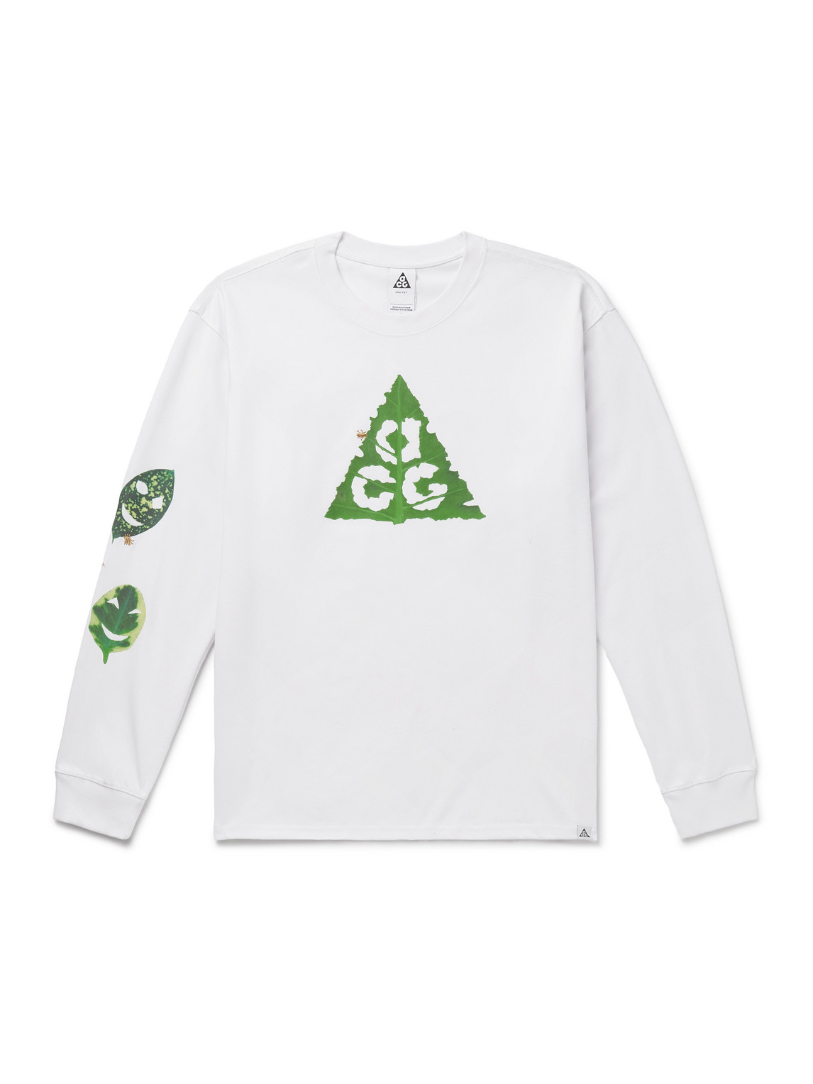 Nike Acg Printed Jersey T-shirt In White