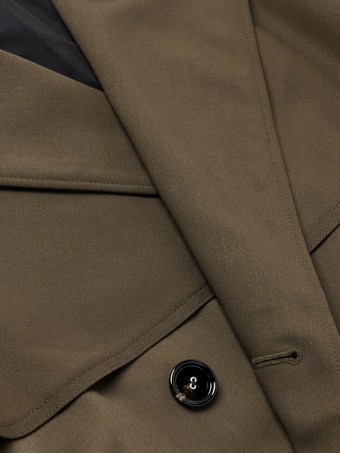 Ami Alexandre Mattiussi Double-breasted Belted Virgin Wool-gabardine Trench Coat In Green