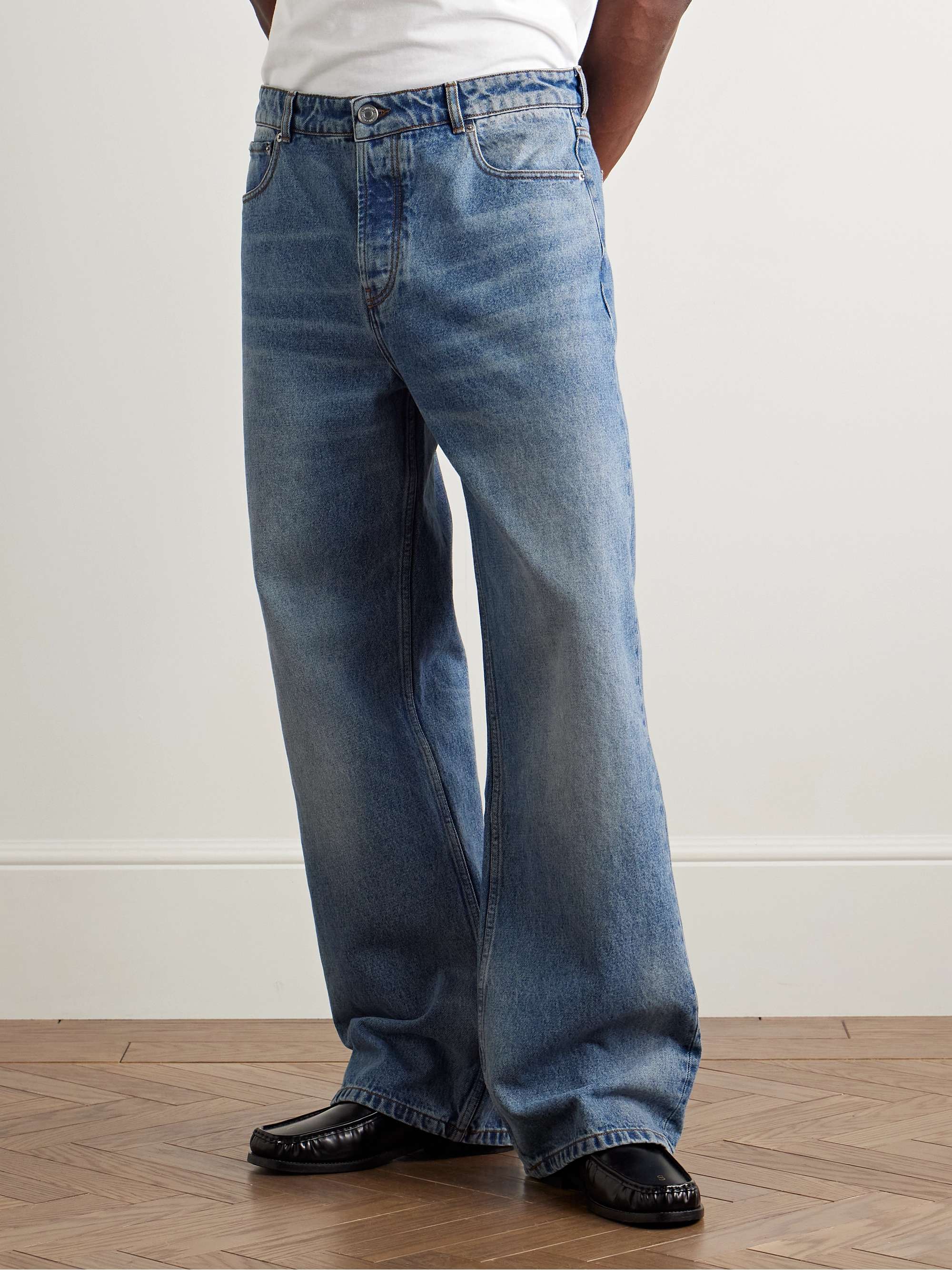 AMI PARIS Wide-Leg Jeans for Men | MR PORTER AMI PARIS Wide-Leg Jeans for Men | MR PORTER