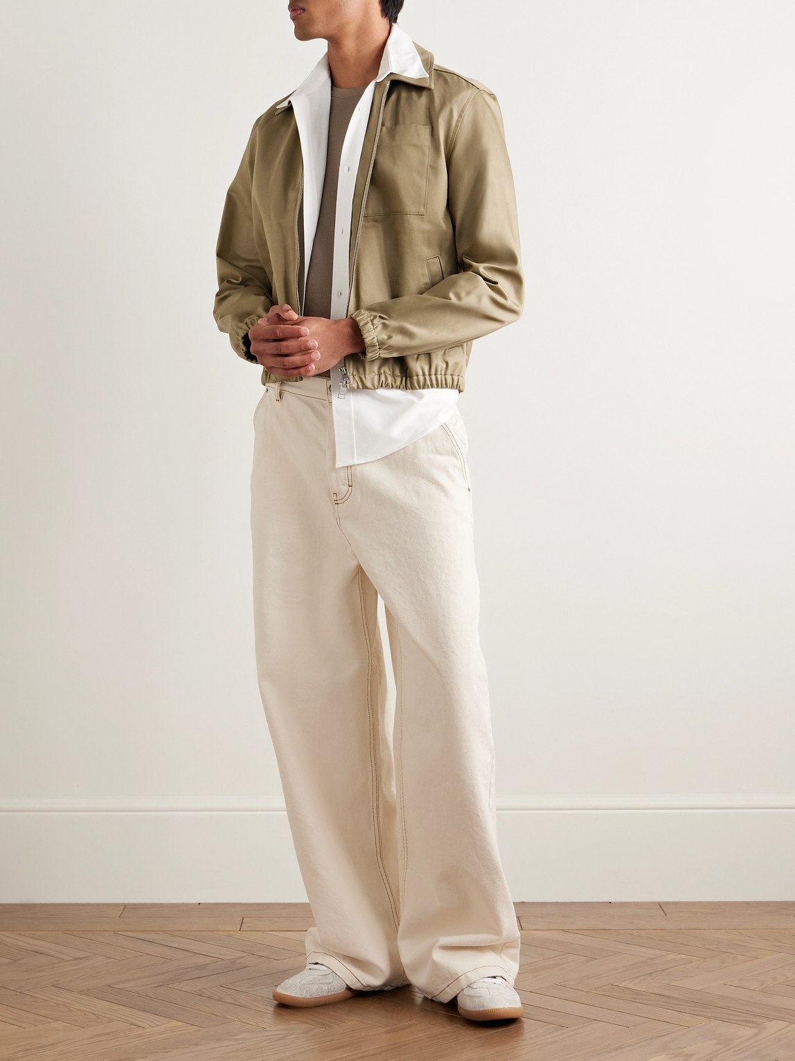 AMI ALEXANDRE MATTIUSSI WIDE-LEG JEANS
