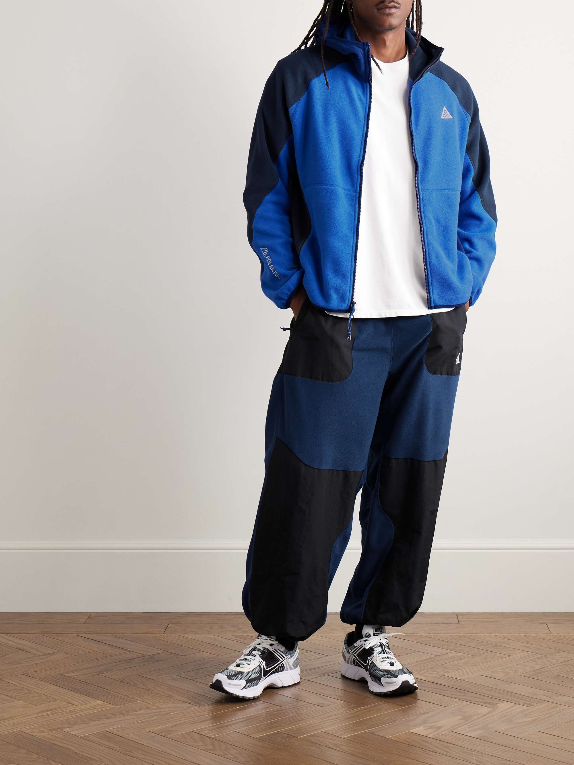 NIKE ACG Wolf Tree Colour-Block Polartec® Fleece Hooded
