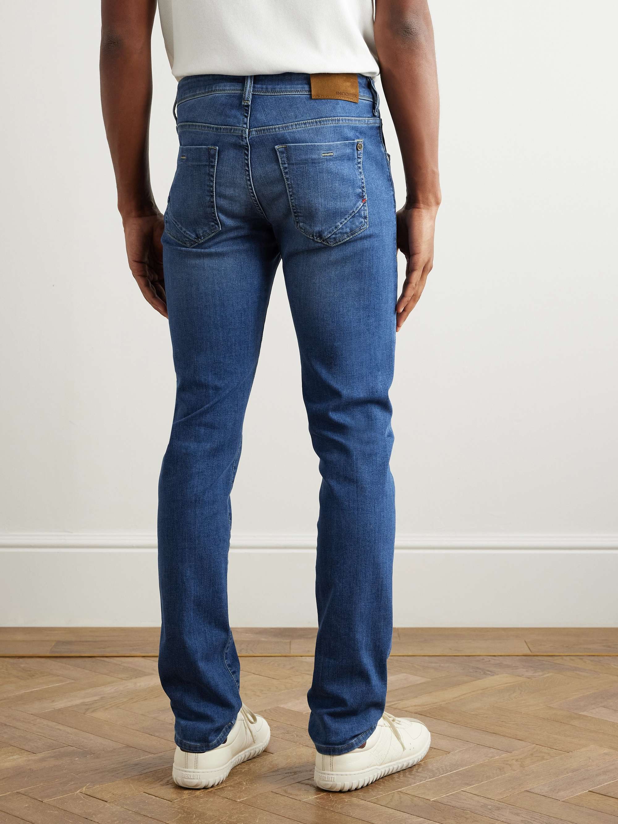 INCOTEX Jeans slim-fit a gamba dritta