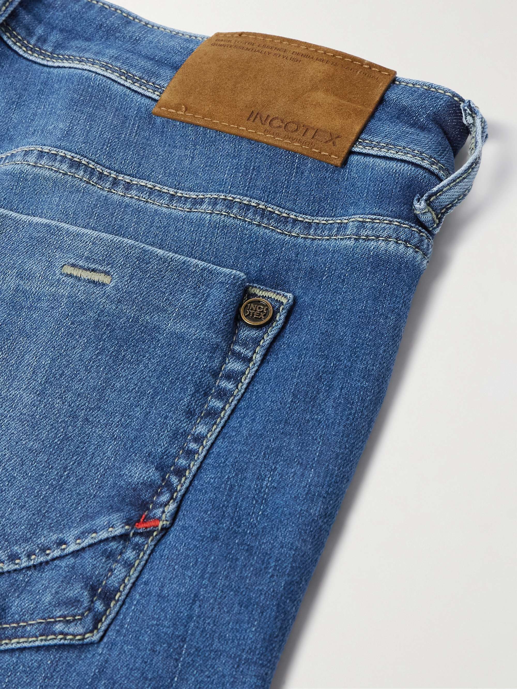 INCOTEX Jeans slim-fit a gamba dritta