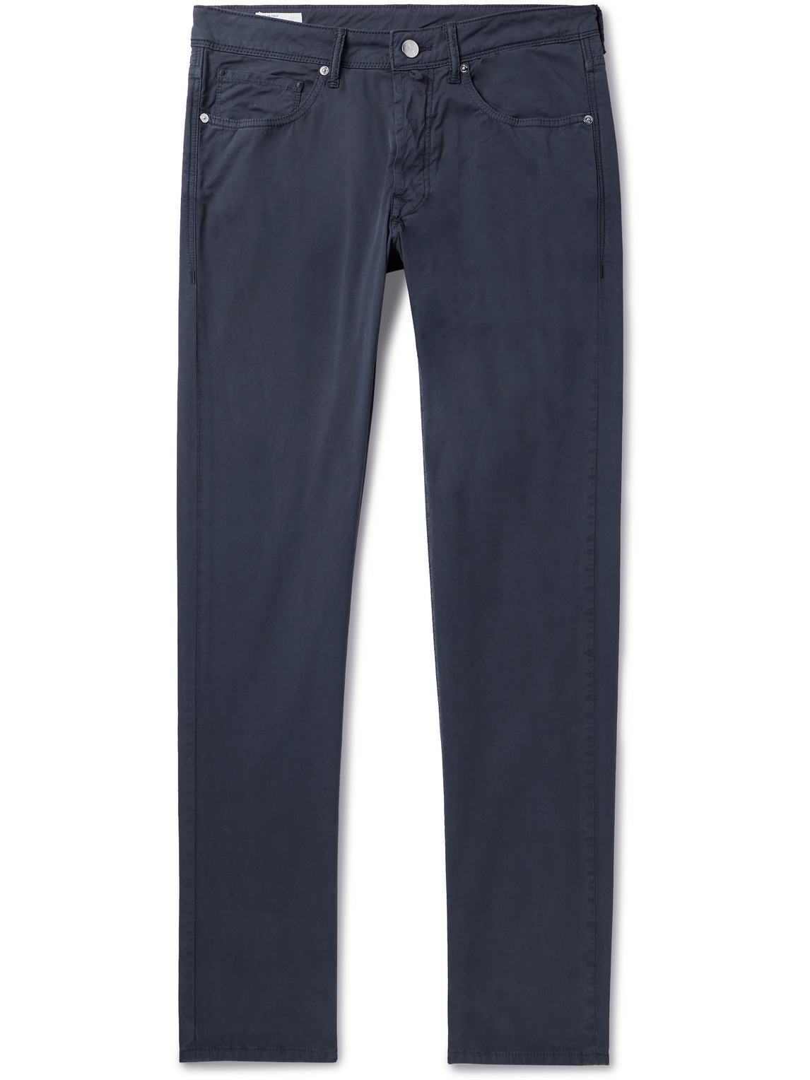 Incotex Blue Division Slim-fit Stretch-cotton Twill Trousers