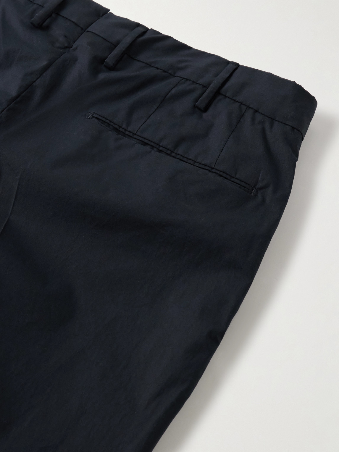 Incotex Venezia 1951 Slim-fit Cotton-blend Poplin Trousers In Gold
