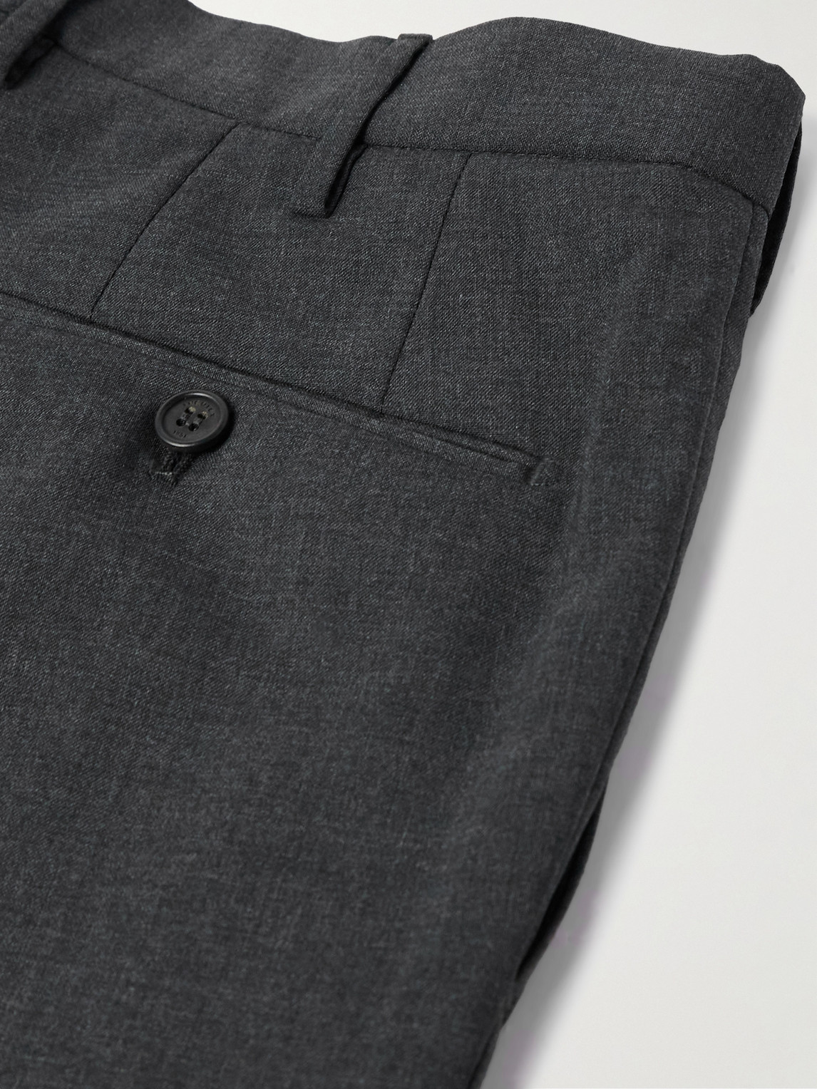 Incotex Teknosartorial Slim-fit Tapered Woven Trousers In Gray