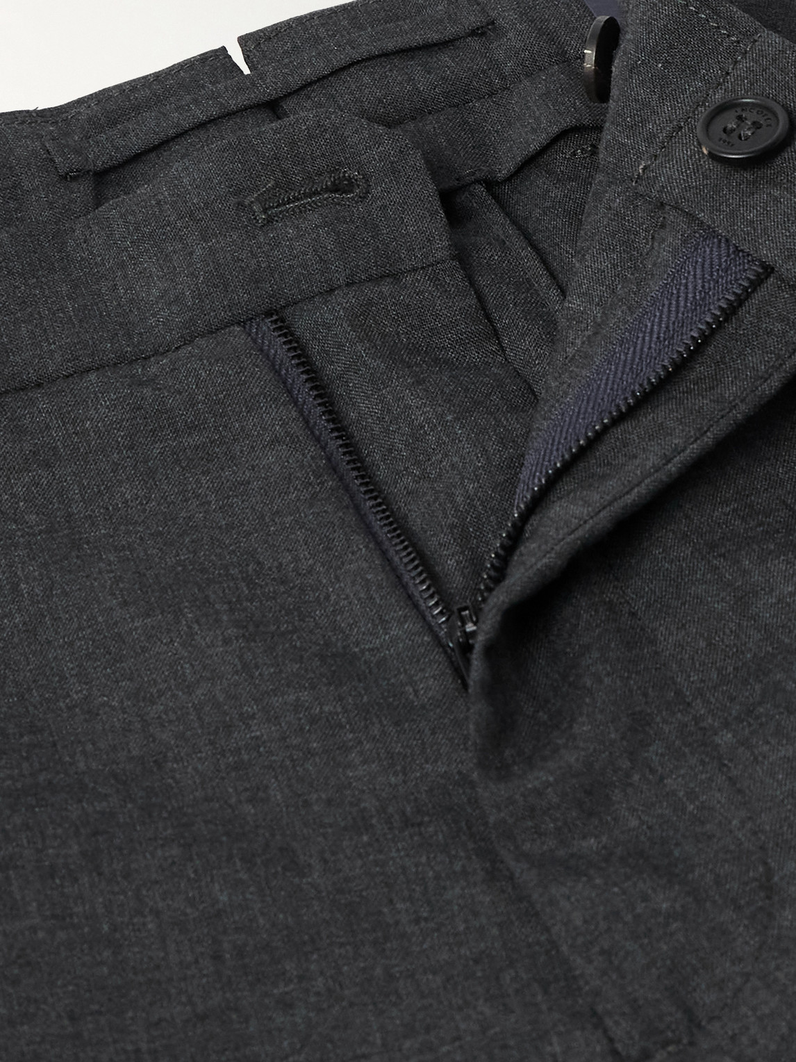 Incotex Teknosartorial Slim-fit Tapered Woven Trousers In Gray