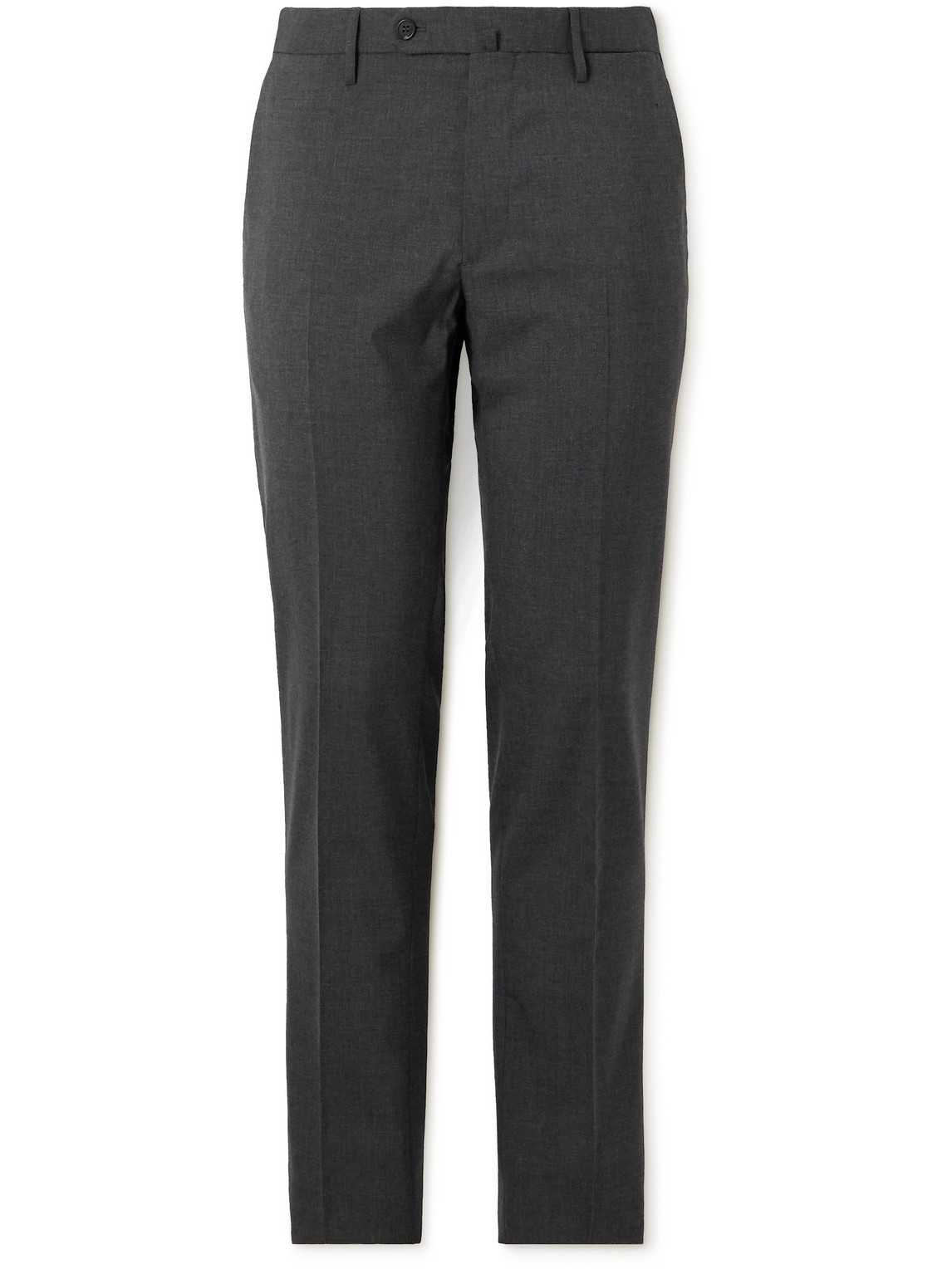 Incotex Teknosartorial Slim-fit Tapered Woven Trousers In Gray