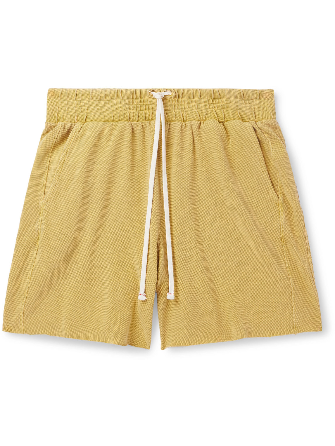 Cotton-Piqué Drawstring Shorts