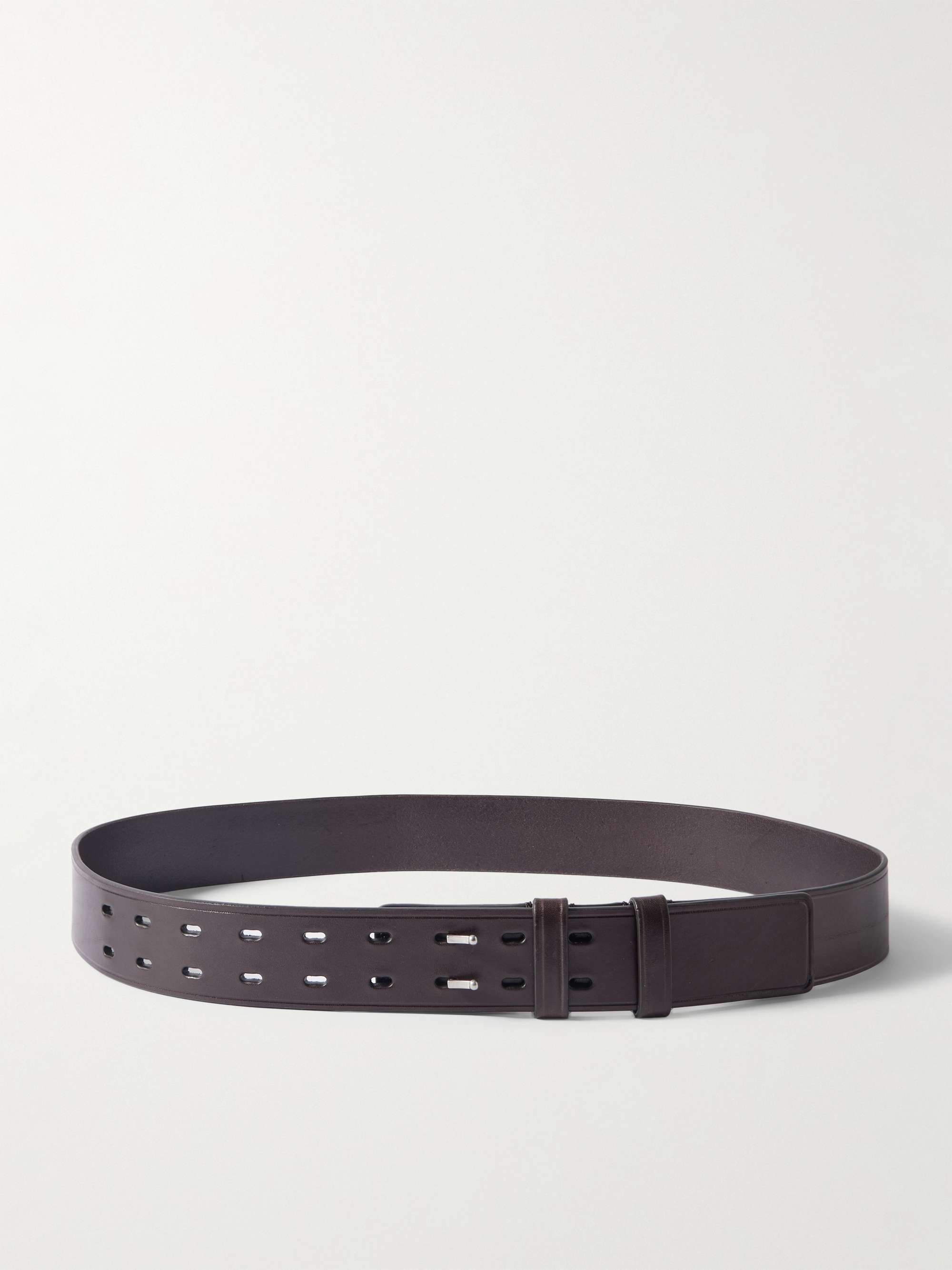 DRIES VAN NOTEN レザーベルト 3.5cm | ミスターポーター