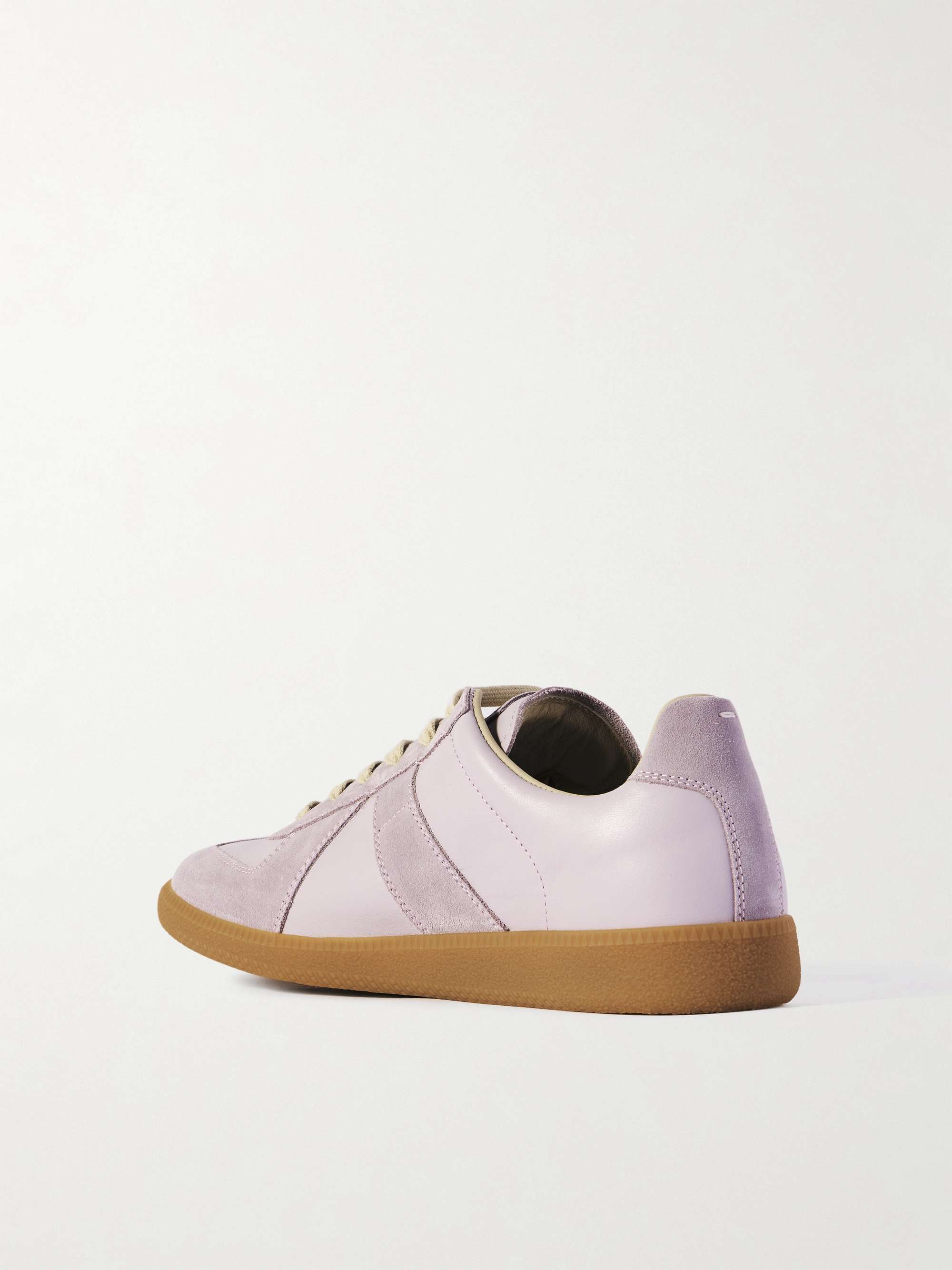 MAISON MARGIELA Replica Leather and Suede Sneakers